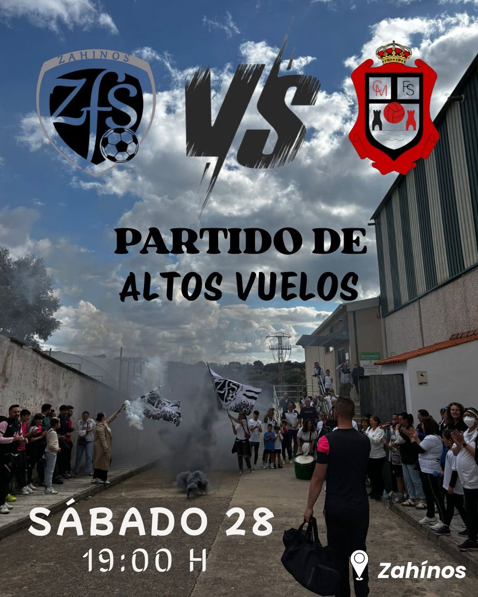 📢 ¡Afición, necesitamos vuestro apoyo! 

👉🏻 Esta semana nos enfrentamos al primer clasificado de la liga en nuestra casa.

Además, habrá sorteo! 👀 Está tarde daremos más información...¿Te lo vas a perder?