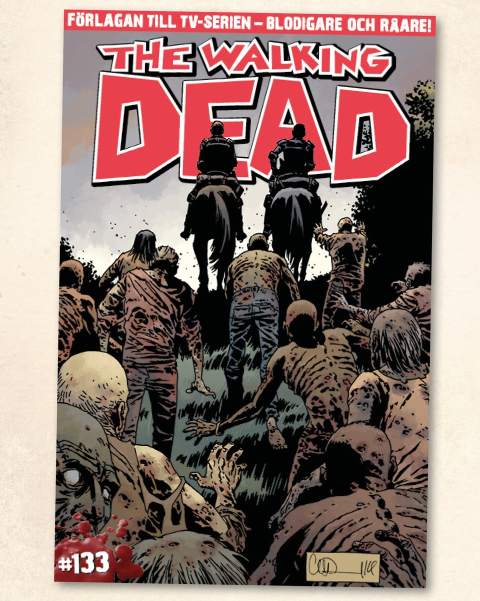 ApartForlag's tweet image. Nu finns #TheWalkingDead #133 på @readly.
#Resumé: Dantes sökpatrull är omringad av vandrare … som använder knivar och pratar. Som enda överlevande upptäcker Dante att hans angripare är människor – som bär hud från vandrare…