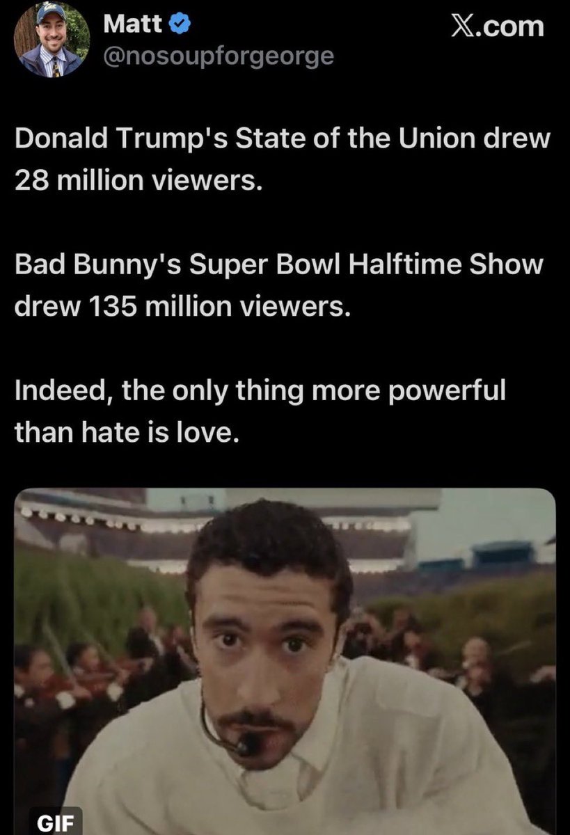 #SOTU2026 #BadBunny #❤️