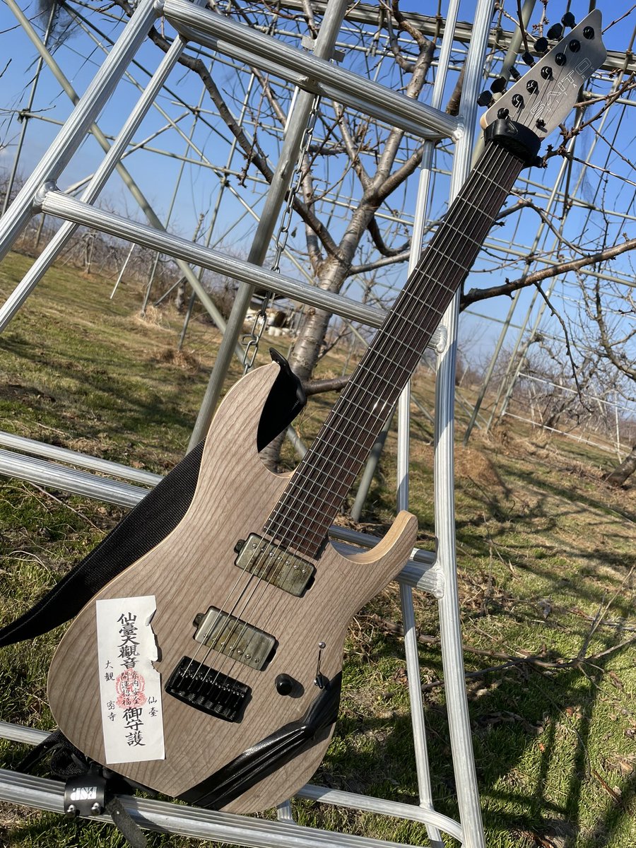 機材は個人情報 SAITO GUITARS S-724(セミオーダー) 「夜の神社にあり