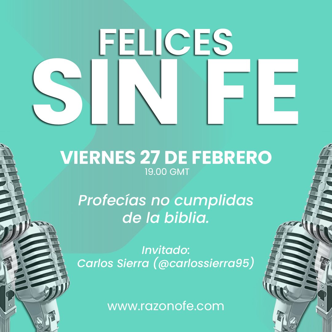 Razón o fe tweet media