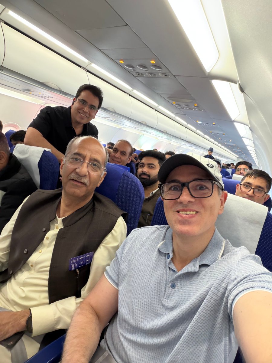 On our way to Hubli to cheer the J&amp;K cricket team as they play the final of the Ranji Trophy. They’ve already made lakhs of people so very proud of their achievements by reaching the final. I’m really looking forward to spending the day tomorrow in the stands cheering them on.