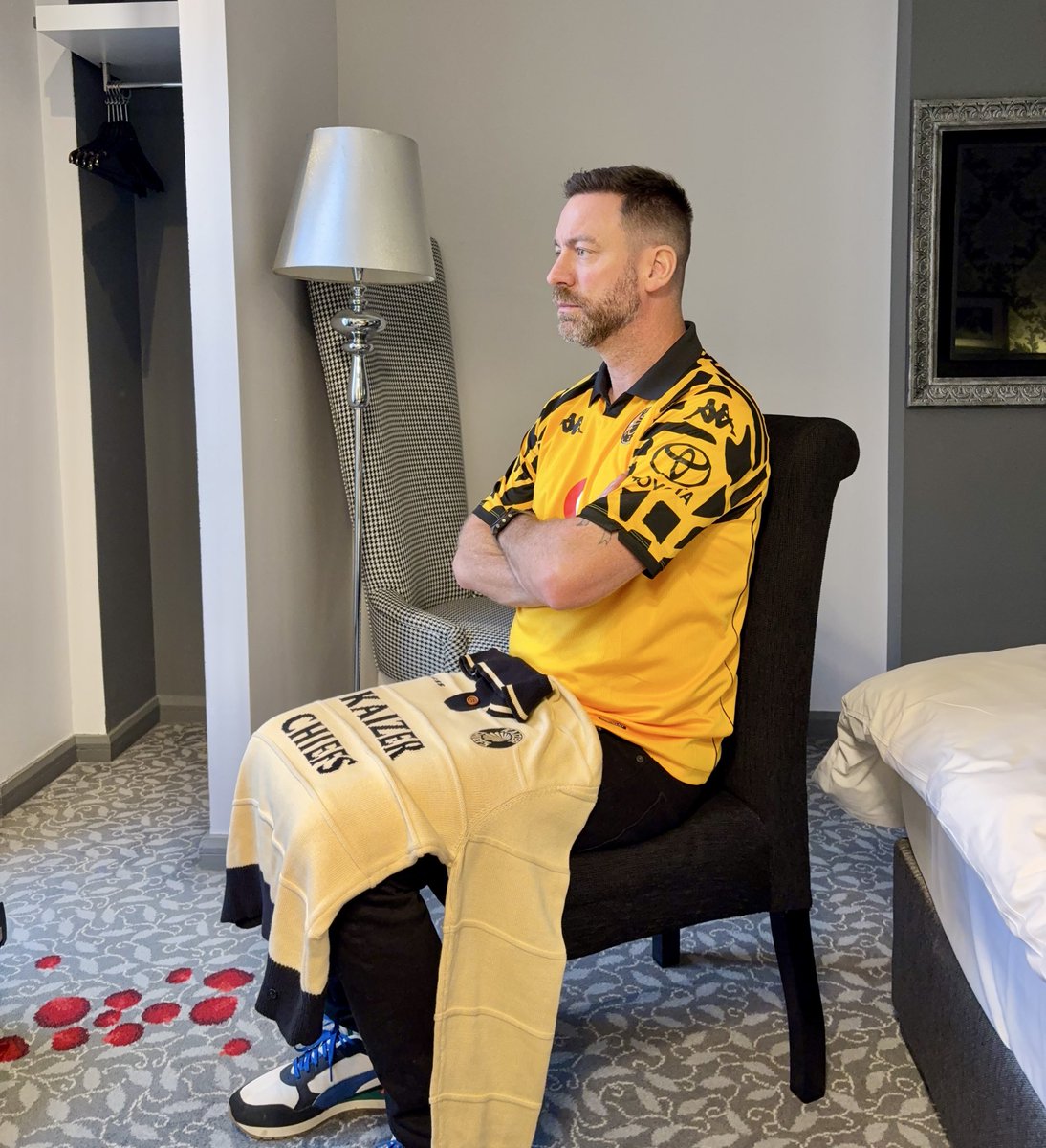 Waiting for the Soweto Derby. My first one ever. #SowetoDerby