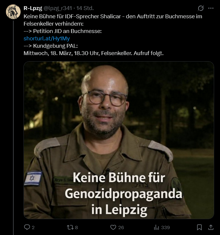 RandaleFischer's tweet photo. Das muss diese Meinungsfreiheit sein, für die sich die Freunde der Hamas derzeit einsetzen... https://t.co/rIbF3p0UlC