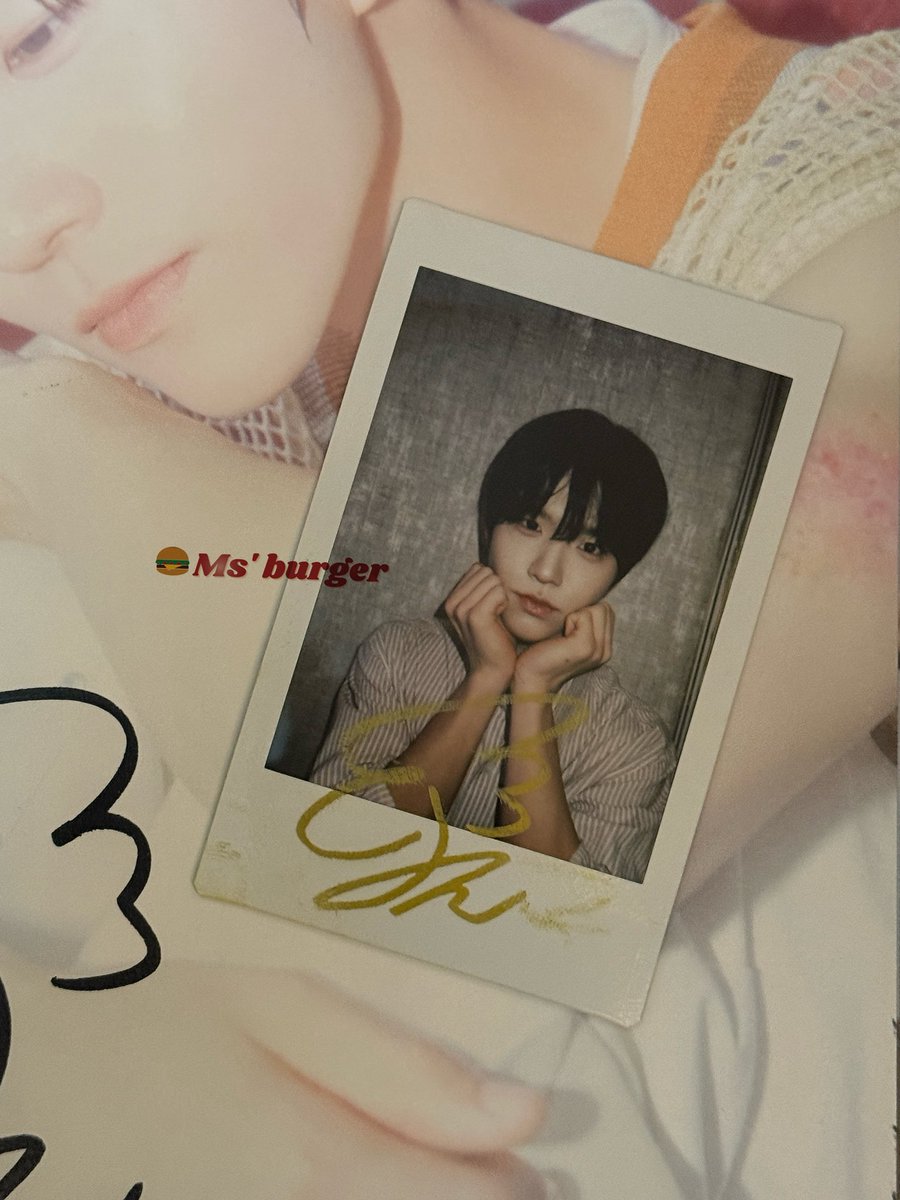 260227 대만 fanme 

#재희 친필 사인 폴라로이드 🐶👊🏻