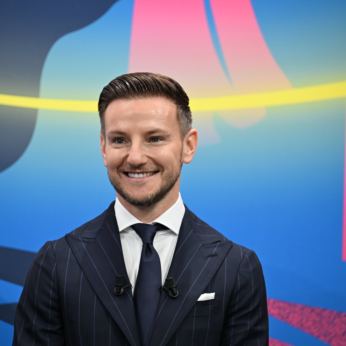 UEFA's tweet image. 🤩 Look who's here! 

#UCLdraw︱@ivanrakitic