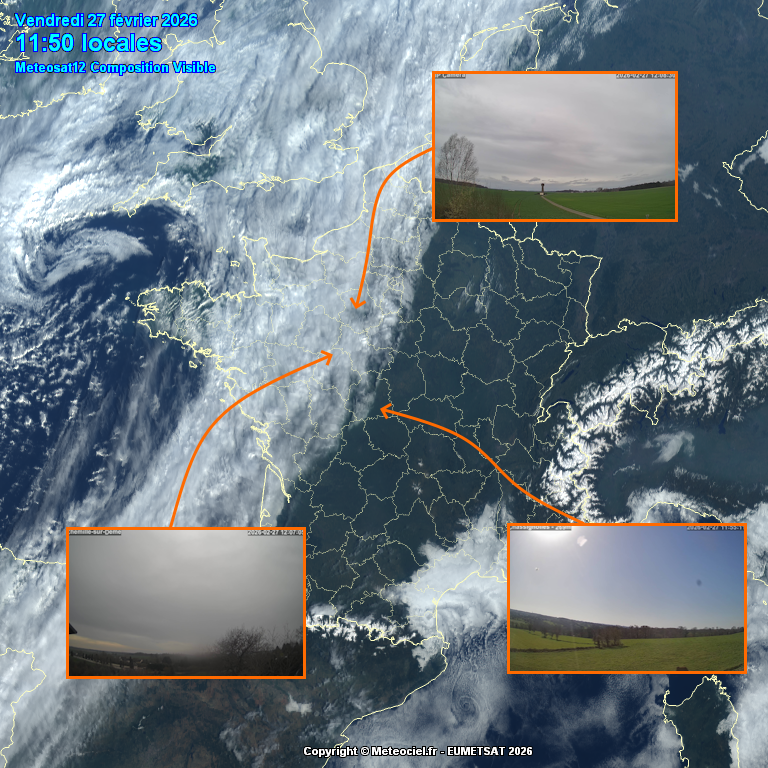 [Direct]

Ce vendredi, à la mi-journée, un petit front 🌧️, en fin de vie, s'enfonce sur notre <a href="/RCValdeLoire/">Région Centre-Val de Loire</a>. A l'avant, le temps est encore ensoleillé ☀️ et anormalement doux avant l'arrivée des nuages et de pluies éparses d'ici la fin de journée : meteo-centre.fr/webcam-meteo-c…