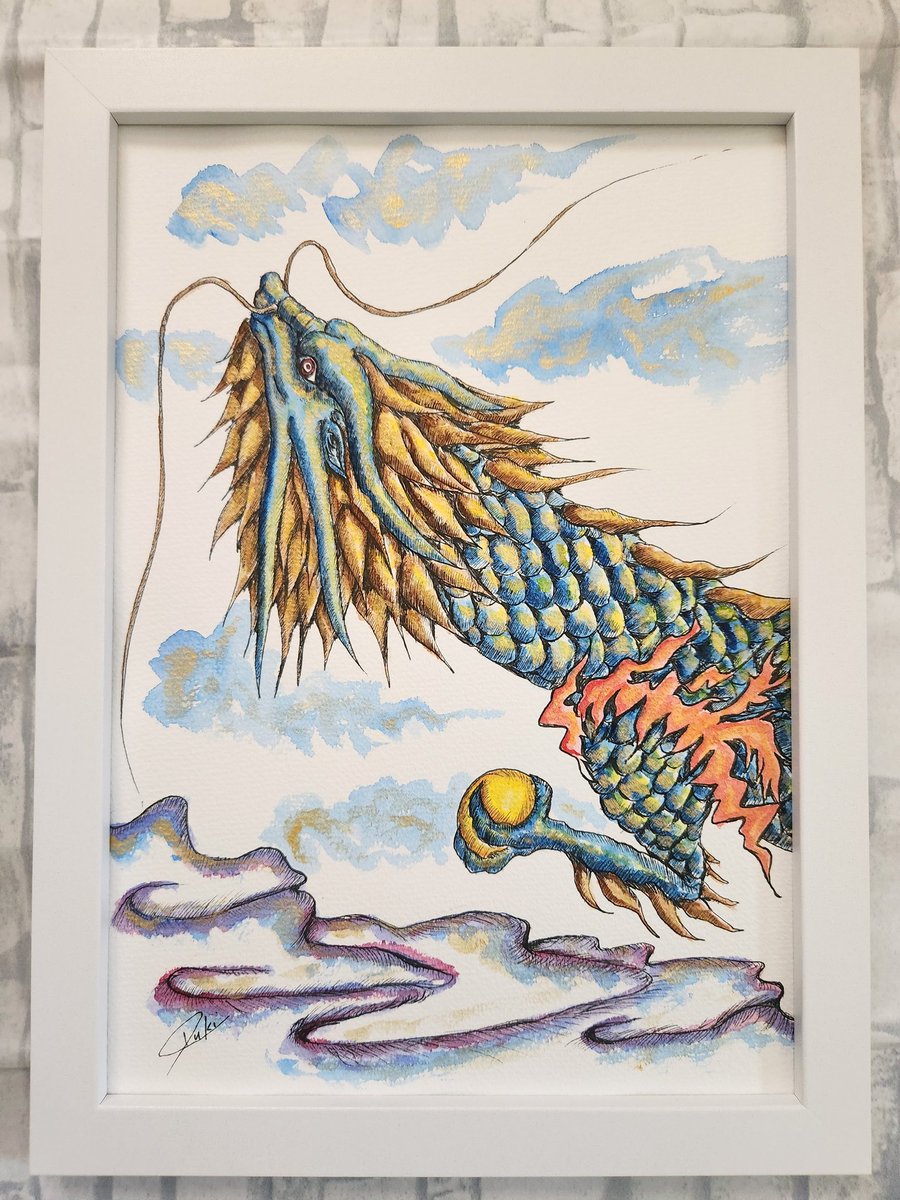 優しい清流の癒し 原画一点制作 静かな清流のように、 心をやわらかく