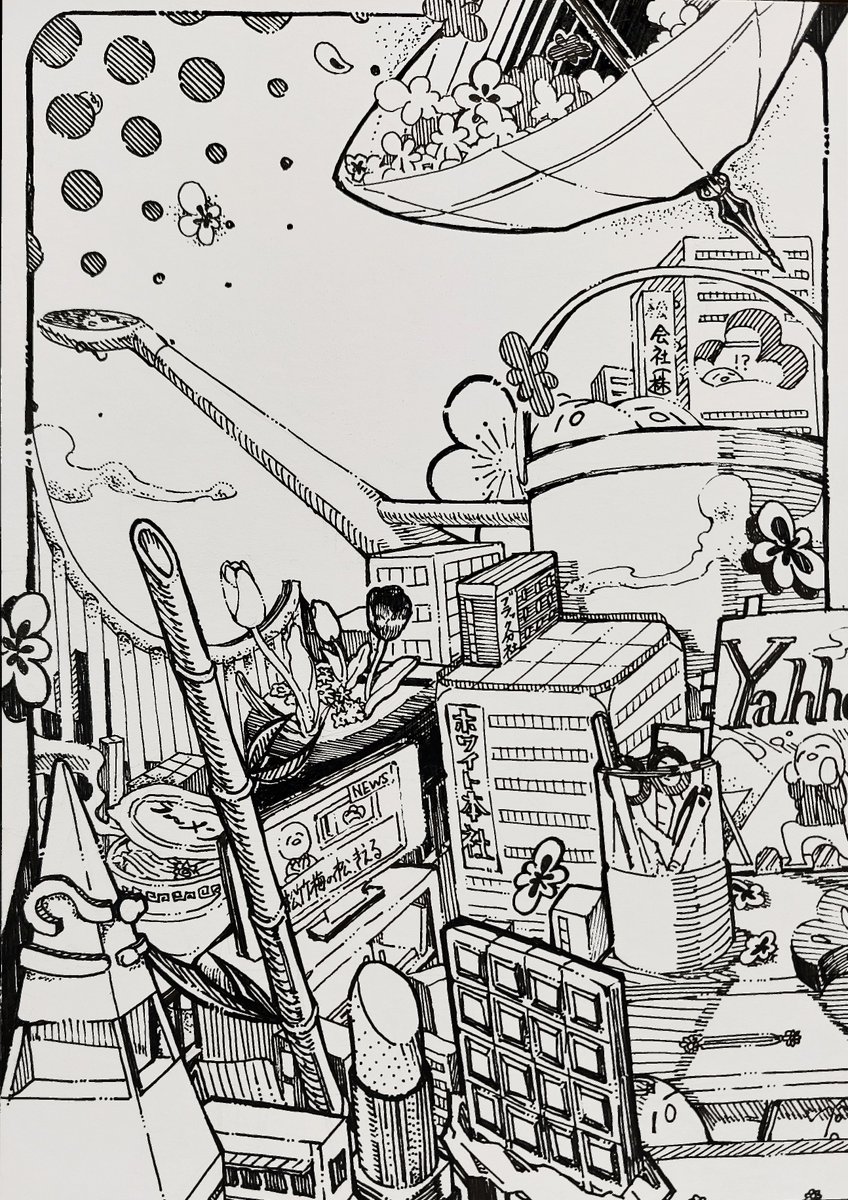ご依頼でアナログ絵の納品を致しました！
とても楽しく制作させていただきました！