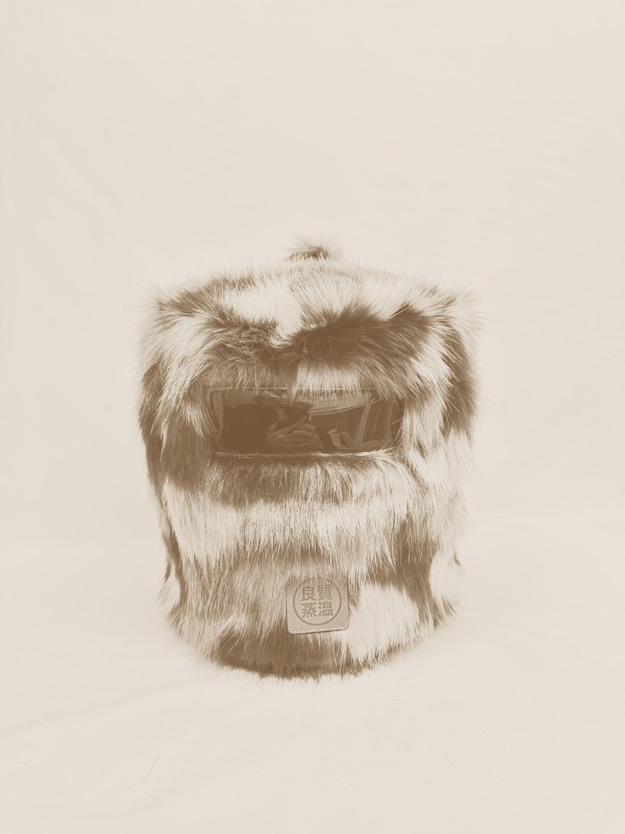 2/28（土） 新柄 2色 フェイクファー スモーク 窓 虚無僧 サウナハット