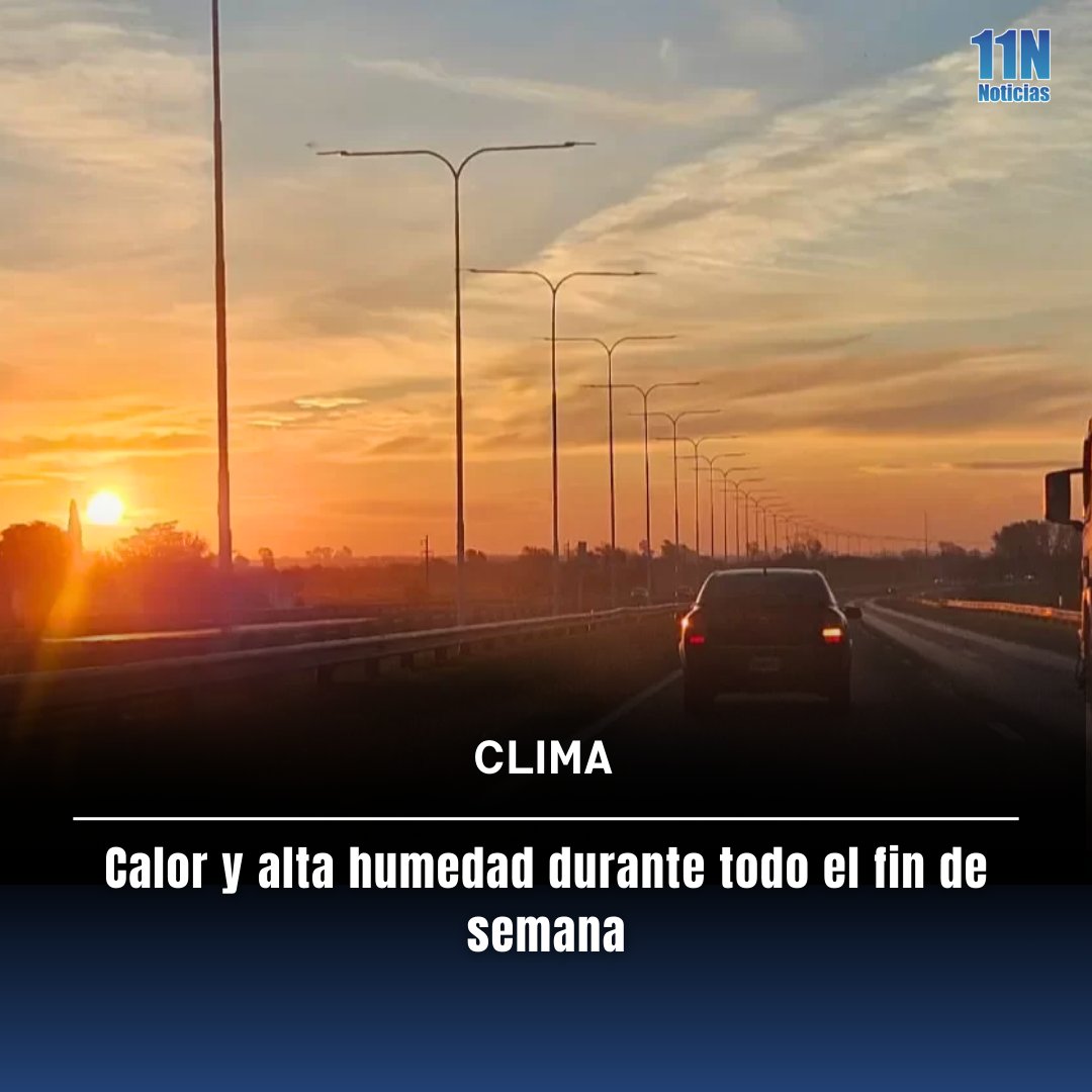 Calor y alta humedad durante todo el fin de semana  11noticias.com/noticias/Servi…