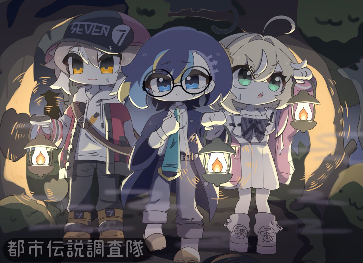 RN8iwz9u6N62649's tweet photo. 都市伝説調査隊
 #せぶーんアート https://t.co/AD1utiD6Ud