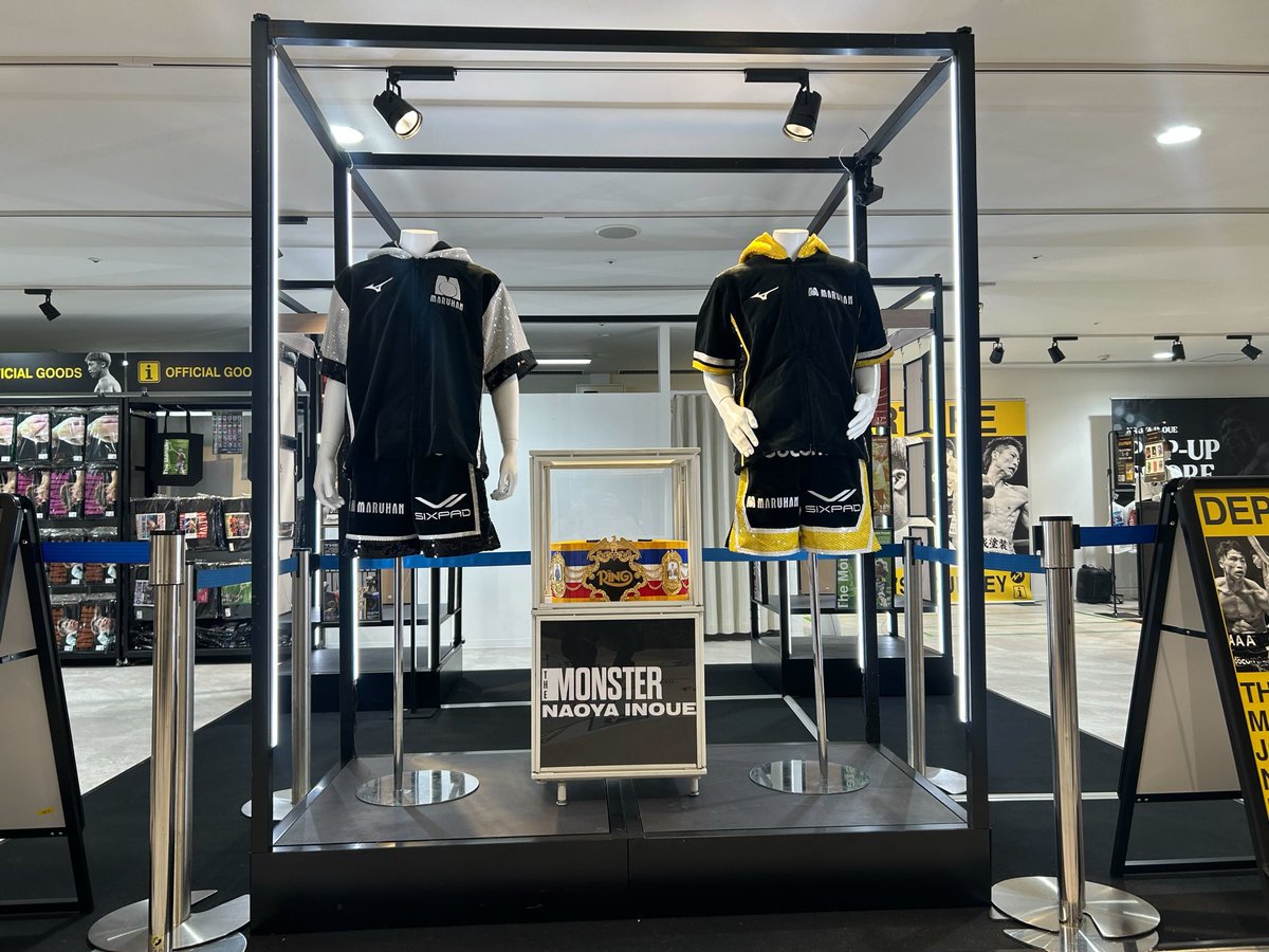 📣NEW DISPLAY バトラー戦で井上尚弥選手が実際に着用したボクシング