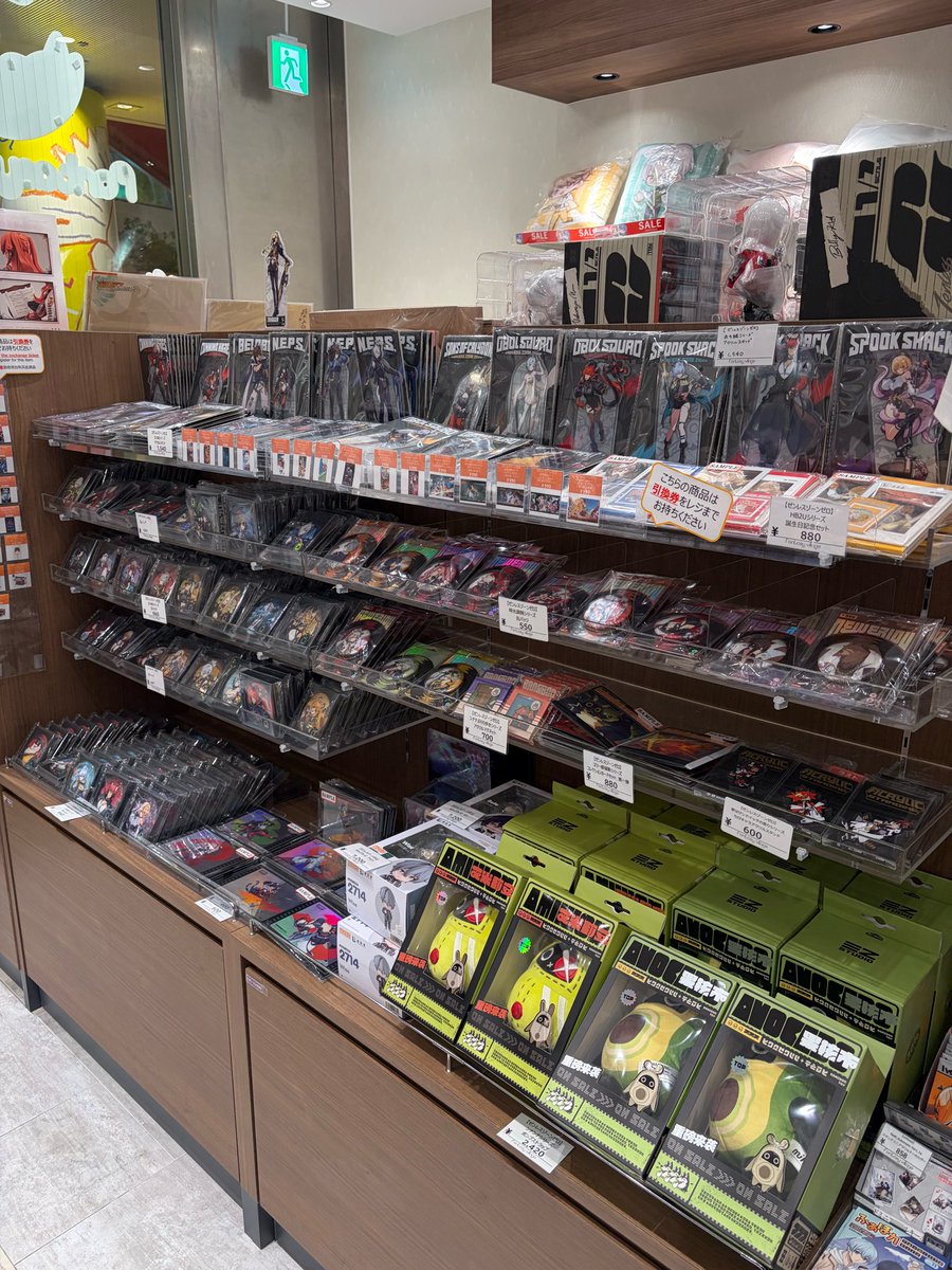 明日発売の商品の準備完了🙌 すんばらしぃグッズが今回もいっぱい