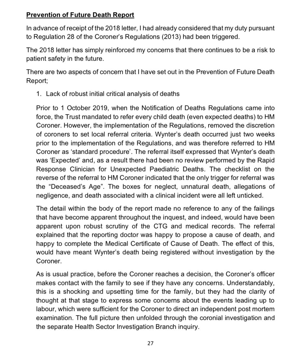 BoWynStorm's tweet photo. This shows how easily the true circumstances of a baby’s death can be obscured before it reaches the coroner. There was an attempt to limit proper coronial scrutiny in my daughter’s case.
#maternitysafety #maternity #maternityreview #coroners #stillbirth #neonatal #babyloss https://t.co/FYyMbEcuo3