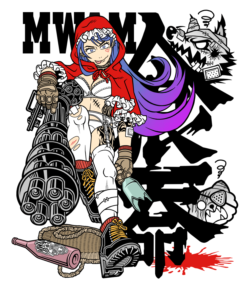 sg33101's tweet photo. LITTLE RED RIDING HOOD WITH A MISSION https://t.co/S54JrxM0WP