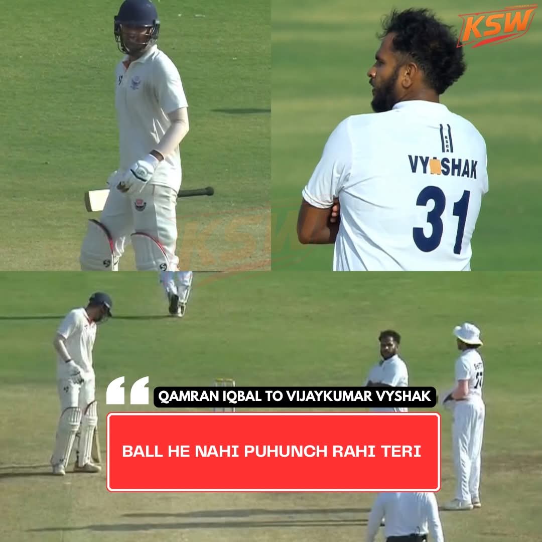 Heat is on in Hubli again with verbal tusle between Qamran Iqbal and Vijaykumar Vyshak | #RanjiTrophy #RanjiTrophyFinal
