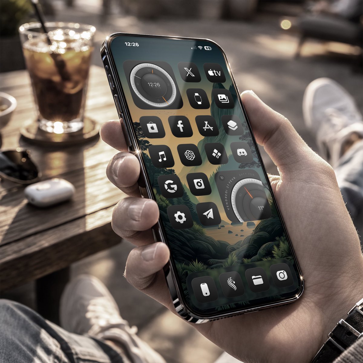 TeboulDavid1's tweet photo. My Friday iOS26 setup ♥️ https://t.co/jNJb1UWDHe
