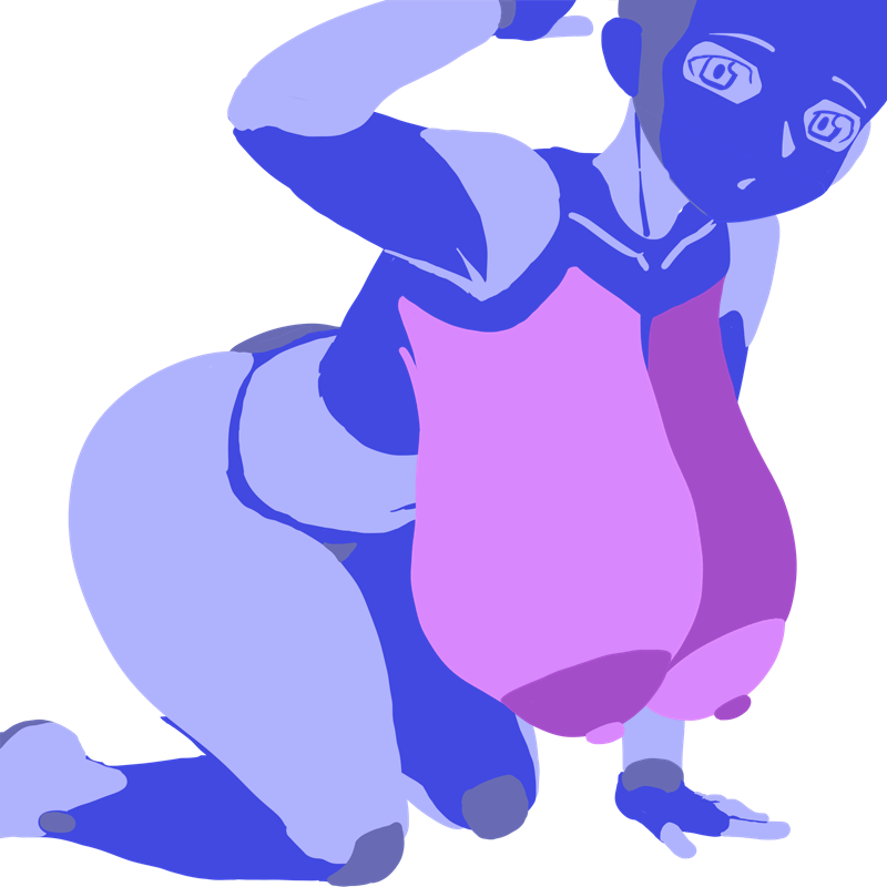 こんな感じのぶら下がりおっぱいが描きたい 