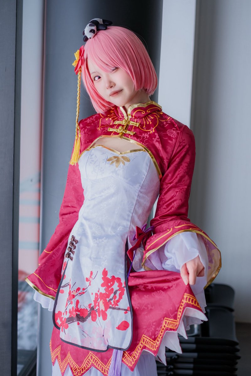 ⚠️ #cosplay 

チャイナドレスのラムちー✩.*˚

📸<a href="/W_a_Q_/">木卆</a> 様🌟

 #コミック一揆2026冬  
 #rezerocosplay 
 #リゼロコスプレ