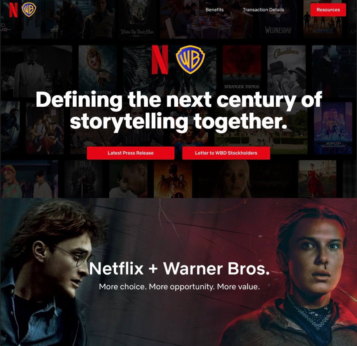 Uno de los casos realmente vergonzosos: Netflix hizo anuncios oficiales y a bombo y platillo sobre la compra de Warner como si fuera un trato cerrado, y ahora se está echando atrás.
Paramount será quien compre Warner Bros. por 111 mil millones de dólares