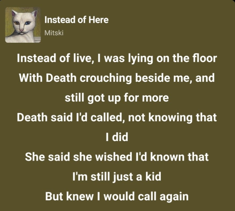 She was possessed by the spirit of Emily Dickinson before writing this