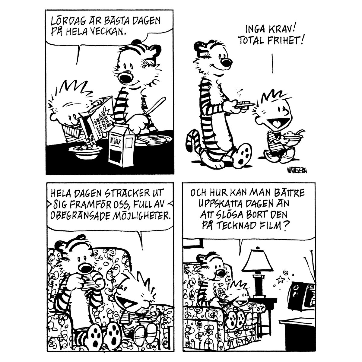 Äntligen lördag!
