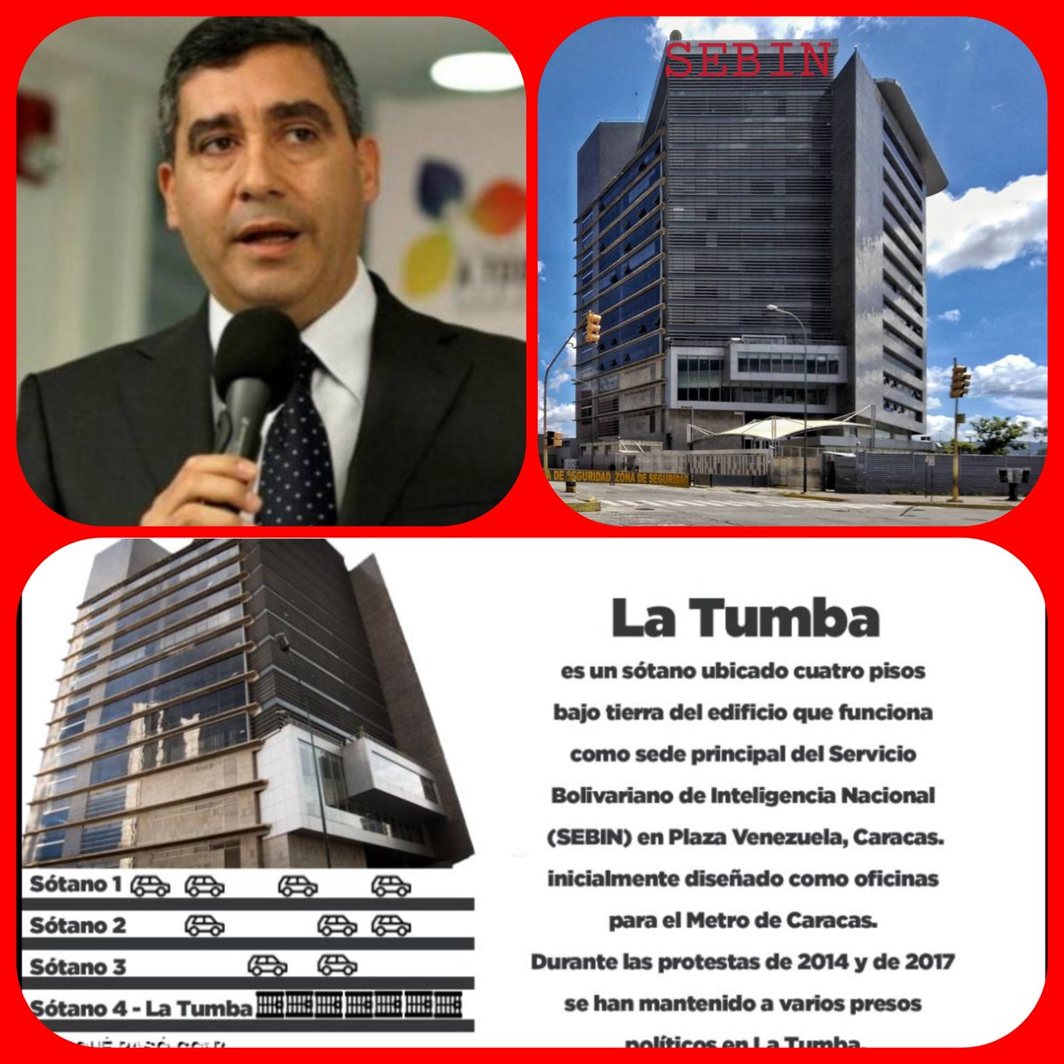 ¡EL MONSTRUO SE DEVORA A LOS SUYOS! ☠️
Mientras el Teniente Coronel Arocha Pérez relata el horror de ser el primer "inquilino" de la brutal Tumba del SEBIN, la DGCIM ahora espía hasta a sus propios oficiales.
LOS SÁDICOS ya no confían ni en su sombra, están en sus últimos días.