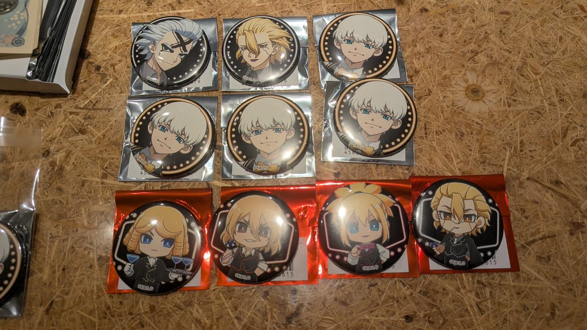 缶バッジのバラチャレ面白い引きなんだけど羽京も推しなんだけど龍水