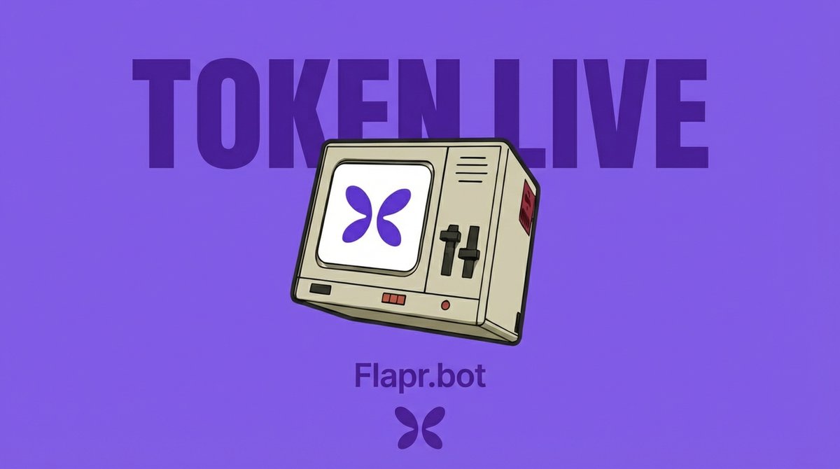 $FLAPR is live.

0xa88a13e435a6aeb4530a814f3ca7bd96c2637777

Command your wallet. Deploy on Flap. 20% of all token fees deployed through Flaprbot goes back into $FLAPR. 

The flywheel starts now.