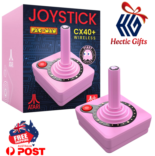 HecticGifts's tweet photo. NEW - ATARI Limited Edition Pinky Pink CX40+ Wireless Joystick
https://t.co/ZUrdI9DEPC
#New #HecticGifts #Atari #LimitedEdition #Pinky #Ghost #Pink #Pacman #CX40Plus #Wireless #Joystick #Nostalgic #Nostalgia #Retro #Gaming #Collectible #FreeShipping #AustraliaWide #Fa... https://t.co/UhU9ral5eN