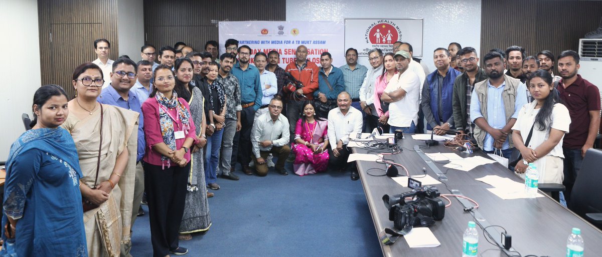 AssamSto's tweet photo. #TBMuktBharat #TBHaregaDeshJeetega
@TbDivision @nhm_assam @TbDivision 
One Day Media Sensitization Workshop on NTEP at State NHM HQ, Assam in presence of Dr Lakshmanan S, IAS, MD, NHM, Assam , Dr Umesh Phangso, DHS,  Assam and Dr D. Deori, JT DHS (TB) cum SPO, NTEP, Assam https://t.co/faEQpGbdMV