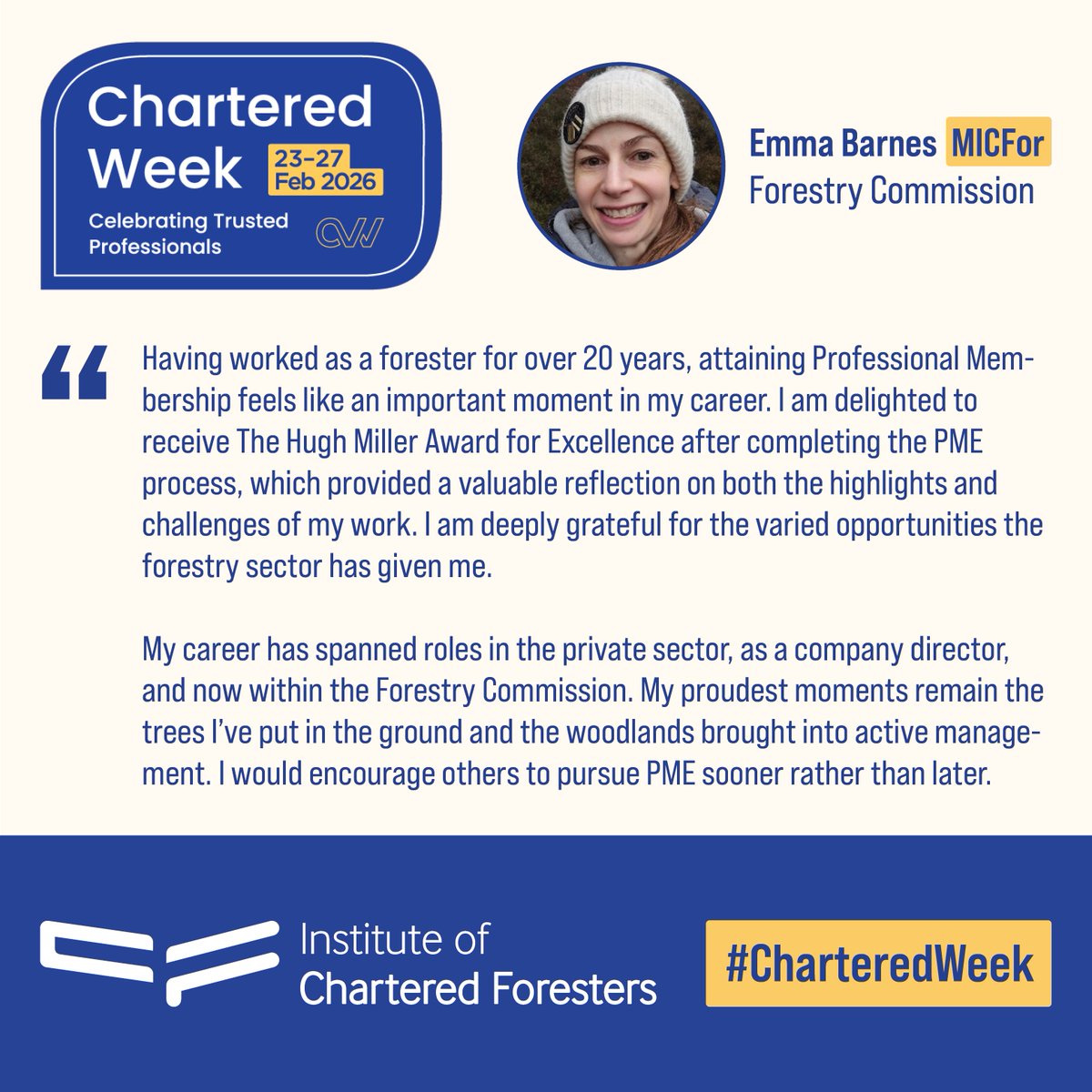 Institute of Chartered Foresters tweet media