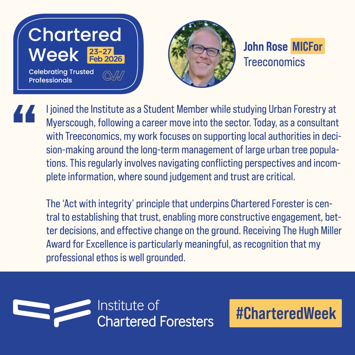 Institute of Chartered Foresters tweet media