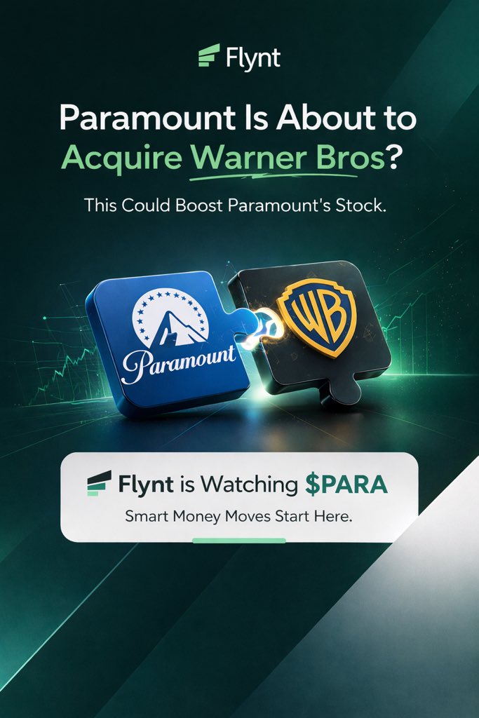 useflynt's tweet photo. When Flynt evaluates a merge, we look at 4 things first:
1. Pricing power
2. Cost synergies
3. Balance sheet impact
4. Competitive positioning
Headlines are noise
Structure is truth
#flyntiswatching #flynt #WarnerBros #Paramount #Netflix https://t.co/7fKyPpxLD8