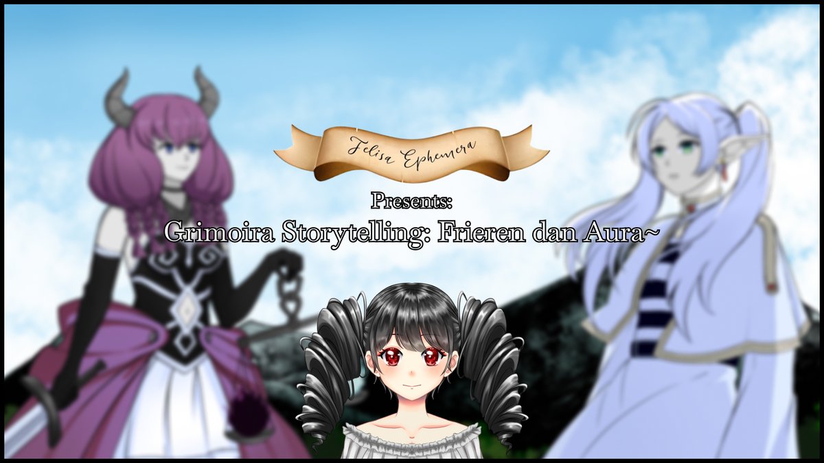 FelisaEphemera's tweet photo. ❗ANNOUCEMENT❗
===================
Konten baru!

Felisa Ephemera presents Grimoira Storytelling: Frieren dan Aura~

Tonton sekarang:
https://t.co/sptYNWF5JL

Ilustrasi: @archie44199 

Tags:
#vtuberindonesia #frierenbeyondjourneysend #storytelling https://t.co/D6OBBrOWTH