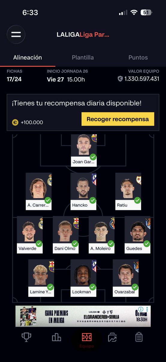 nocopeoo's tweet photo. @Wizo14_ @AnaliticaLaLiga @Reydelmister @JeyTheMister @argamboyfantasy @Catedratics_ @davidsportview @hugoofantasy @11idealfantasy Qué tal bro?, en defensa tengo a cubarsi, medio tengo también a arda como suplente, delantero a moro y Maupay https://t.co/6G7CrkfsVB