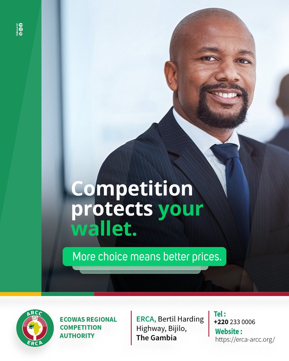 ECOWAS Regional Competition Authority Official tweet media