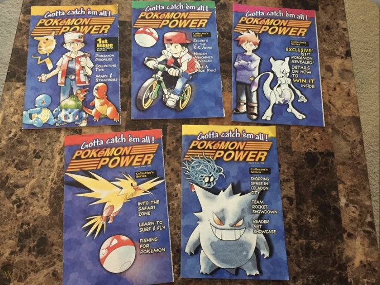 Mini issues that came with my Nintendo Power subscription right around the time Pokemon Red + Blue were released. I would just constantly skim through these familiarizing myself with all things Pokemon. They are currently sleeved and still in my collection. #pokemon30 #PokemonDay