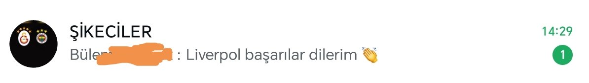 Kura çekimini heyacanla takip edip kurada Liverpool çıkar çıkmaz ezik bir şikecinin WhatsApp grup mesajı.. Ne diyelim Allah bir 18 sene daha Şampiyonlar Liginde oynamayı nasip etmesin.. #Galatasaray #Liverpool #ŞampiyonlarLigi #Hedefçeyrekfinal #Pakistani #Afghanistan