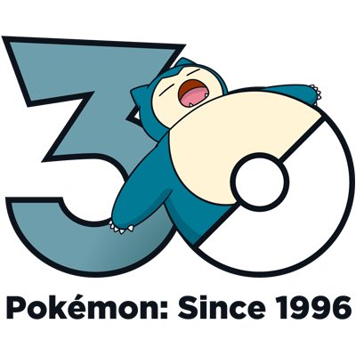 カビゴンの30thロゴが。 お腹が。かわいすぎる。。 #ポケモン30周年