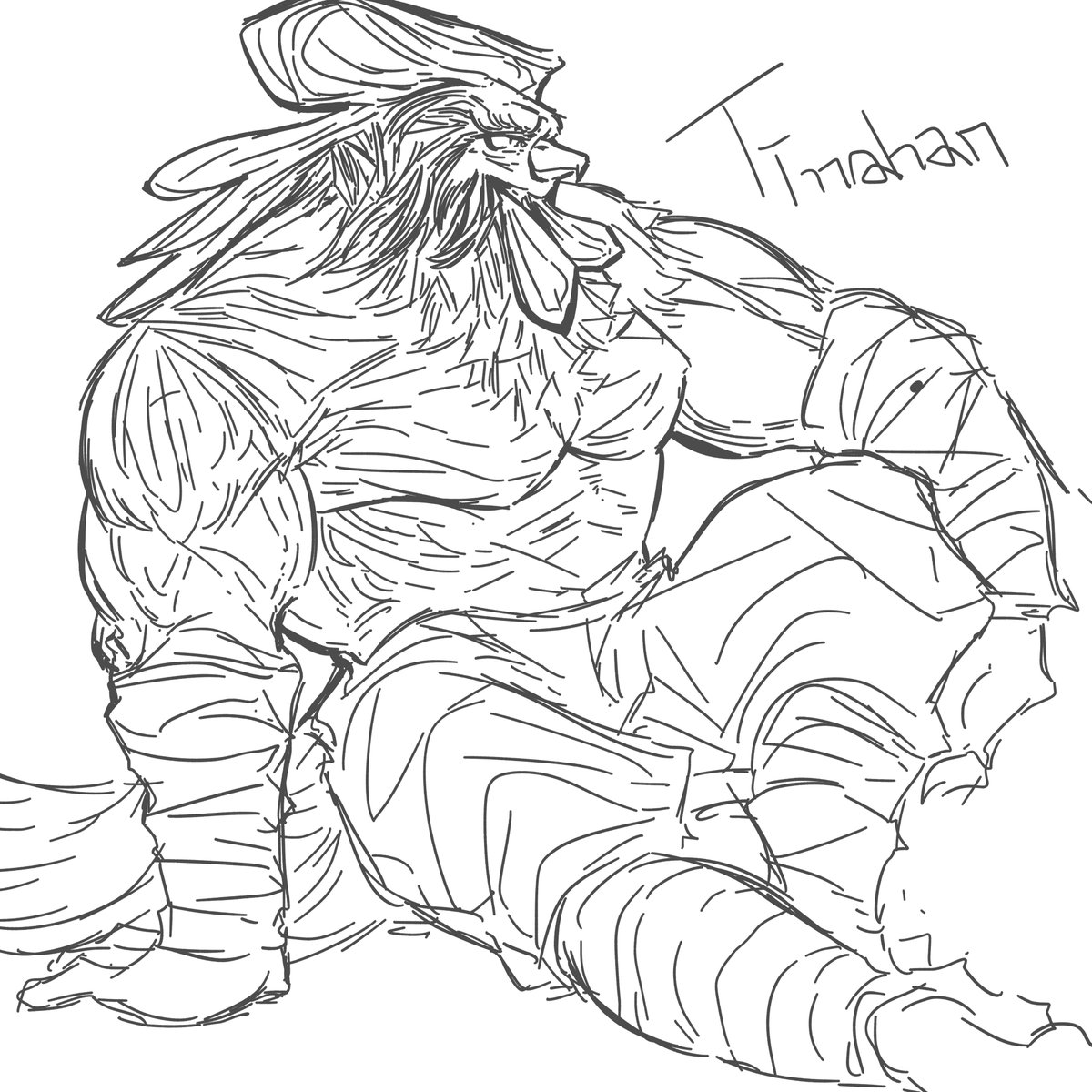 qufdmlgla2's tweet image. 내멋대로그린 티나한 #projectwindless