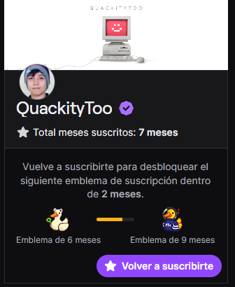 Buenos días comunidad de twitch y mutis, hoy amanecí preguntona
¿Tienen algún canal al q se subeaban siempre y ahora no pagan la sub ni con una pistola en la cabeza?¿Pq dejaron de subearse?
Mi caso; 
Spreen,dejó de gustarme su contenido
Serpias sin comentarios
Quacks ni idea alv