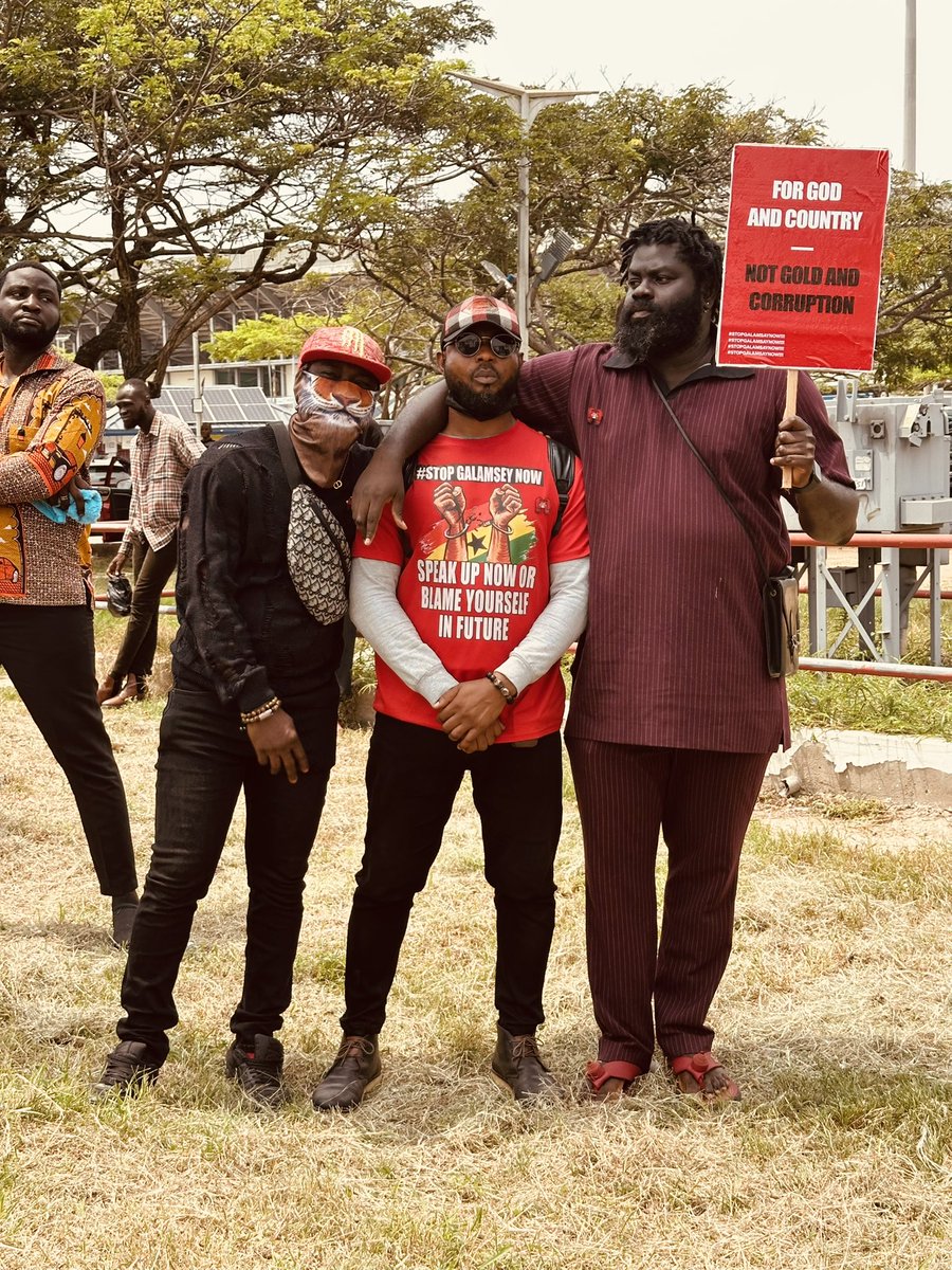 glennsamm's tweet photo. For God and Country. 

#StopGalamseyNow https://t.co/KvJVpYUrdv