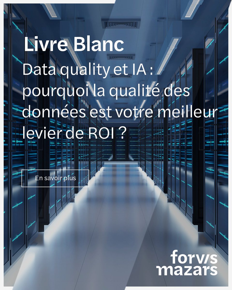vincentschrepel's tweet photo. Data quality et IA : pourquoi la qualité des données est votre meilleur levier de ROI ? ➡️ https://t.co/ErDWMBwgkz
#IA #dataquality #datagovernance #AIAct #RGPD #innovation #transformationdigitale @ForvisMazarsFR https://t.co/xab8O8D2nU