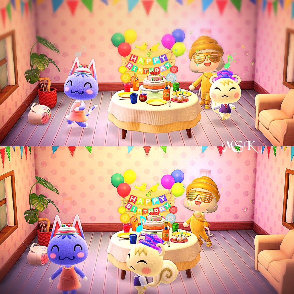 アイソトープ 森をつくろう！ どうぶつの森＋ きらきらおめめのおひめさま Ｆ４８ ̗̀ 🎂 ̖́-🎈✨️🎉- ̗̀ 🎂 ̖́-🎈✨️🎉 ブーケ∗☺︎*ᕷ˖°(ˊ꒵ˋ