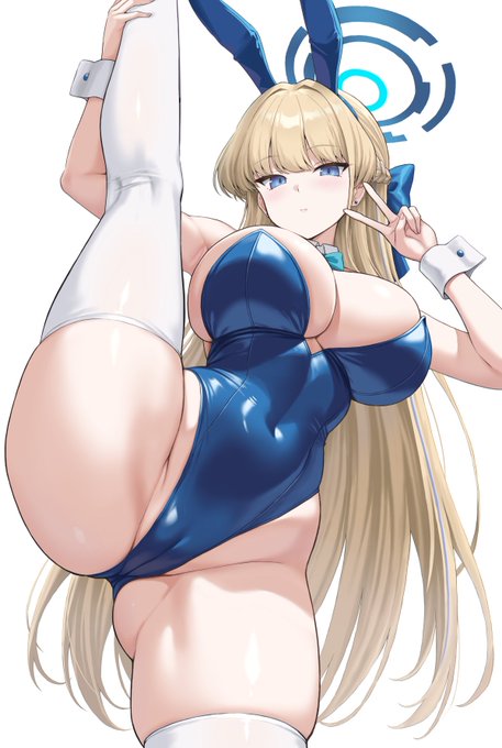 完璧なバニーエージェントなのでI字バランスも余裕です✌️✨ 