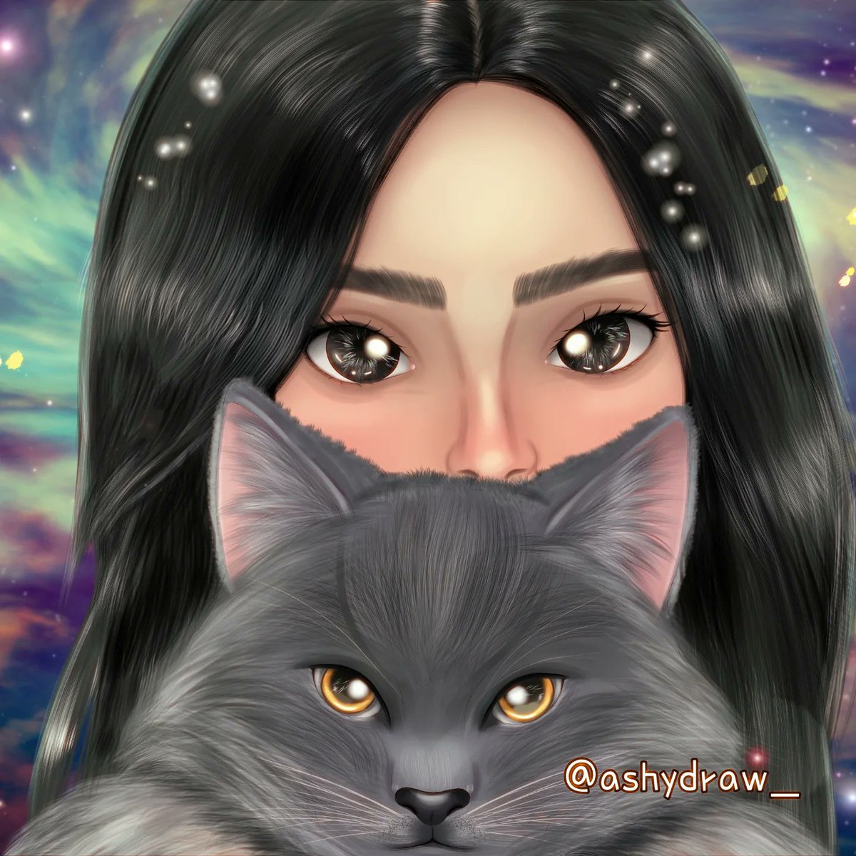 ashydraw_'s tweet photo. A drawing I made of me and my sweet cat purple. 💜🌌✨
Open to commission DM/PM me. 💕
.
.
.
.
.
[ Art, Self Portrait, Drawing, Follow, Commission, Digital Artist, Cat ]
.
#digitaldrawing #selfportrait #cat #art #draw #artmoots #myself #x #follow #commissionsopen #artist #anime https://t.co/ZahyDWu2B6