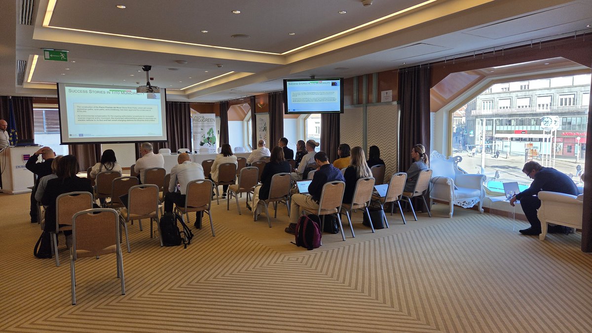LocalGoGreen's tweet photo. Yesterday, the LOCAL GoGREEN Project celebrated its 𝐓𝐫𝐚𝐧𝐬𝐧𝐚𝐭𝐢𝐨𝐧𝐚𝐥 𝐌𝐞𝐞𝐭𝐢𝐧𝐠 in #Zagreb (#Croatia )

LOCAL GoGREEN partners and several rural municipalities gathered in a hybrid event, both in Zagreb and online, for a full day dedicated to collaboration and shared learning, under the theme:

“From Plans to Action: Delivering the Clean Energy Transition in Rural Municipalities.”

Organised as a hybrid event—with participants both on-site in Zagreb and connected online—this #transnational roundtable and regional assembly proved to be a highly participatory meeting, bringing together experts, local authorities, and practitioners in the #energytransition to explore:

🟢 Approaches to strengthening cooperation among rural #municipalities
🟢 Local obstacles encountered when implementing clean energy measures
🟢 Expert insights into building energy efficiency, renewable energy, land‑use challenges, and e‑mobility
🟢 A dedicated discussion on overcoming implementation barriers and the crucial role of inter‑municipal collaboration

The meeting marked an important milestone in supporting Europe’s rural areas as they advanced from strategy to tangible, on‑the‑ground action in the #greentransition.

LOCAL GoGREEN extends its special thanks to our partner Enerkon d.o.o. for their dedication in organising the event.

It was an inspiring day full of shared solutions, regional dialogue, and a strong collective commitment to a more sustainable future! 🌱

https://t.co/oSrG4HTfJB