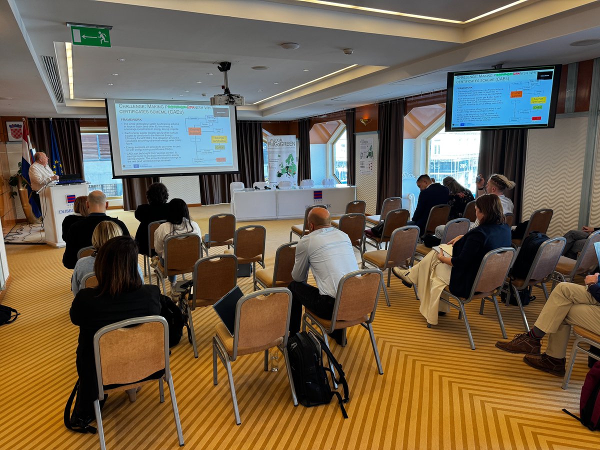 LocalGoGreen's tweet photo. Yesterday, the LOCAL GoGREEN Project celebrated its 𝐓𝐫𝐚𝐧𝐬𝐧𝐚𝐭𝐢𝐨𝐧𝐚𝐥 𝐌𝐞𝐞𝐭𝐢𝐧𝐠 in #Zagreb (#Croatia )

LOCAL GoGREEN partners and several rural municipalities gathered in a hybrid event, both in Zagreb and online, for a full day dedicated to collaboration and shared learning, under the theme:

“From Plans to Action: Delivering the Clean Energy Transition in Rural Municipalities.”

Organised as a hybrid event—with participants both on-site in Zagreb and connected online—this #transnational roundtable and regional assembly proved to be a highly participatory meeting, bringing together experts, local authorities, and practitioners in the #energytransition to explore:

🟢 Approaches to strengthening cooperation among rural #municipalities
🟢 Local obstacles encountered when implementing clean energy measures
🟢 Expert insights into building energy efficiency, renewable energy, land‑use challenges, and e‑mobility
🟢 A dedicated discussion on overcoming implementation barriers and the crucial role of inter‑municipal collaboration

The meeting marked an important milestone in supporting Europe’s rural areas as they advanced from strategy to tangible, on‑the‑ground action in the #greentransition.

LOCAL GoGREEN extends its special thanks to our partner Enerkon d.o.o. for their dedication in organising the event.

It was an inspiring day full of shared solutions, regional dialogue, and a strong collective commitment to a more sustainable future! 🌱

https://t.co/oSrG4HTfJB